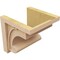 Ekena Millwork 12"W x 12"D x 12"H Wide Alma Rough Cedar Woodgrain TimberThane Corbel, Primed Tan CORUR12X12X12ALMRCPR - alternate 6